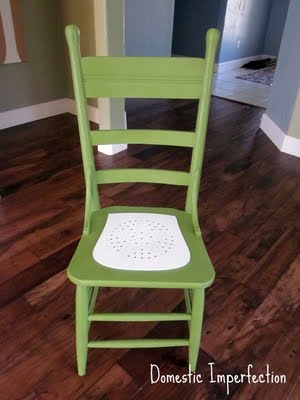 painted porch chair
