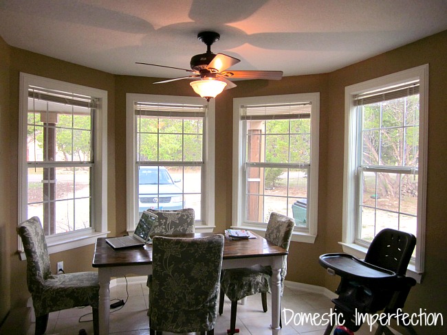 Dining room in need of curtains