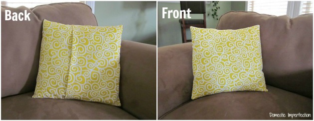 pillow back and front