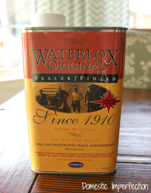 Waterlox oil-based sealer for wood kitchen countertops