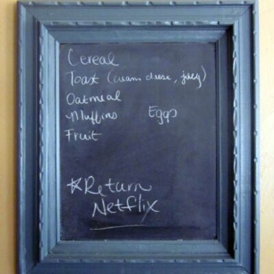 make your own chalkboard