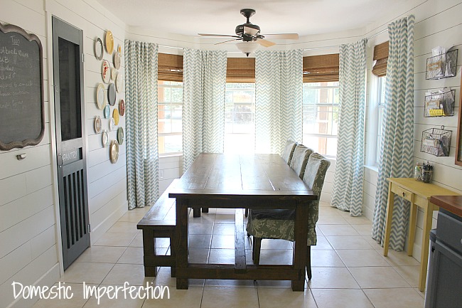 Modern Farmhouse Dining Room - Domestic Imperfection