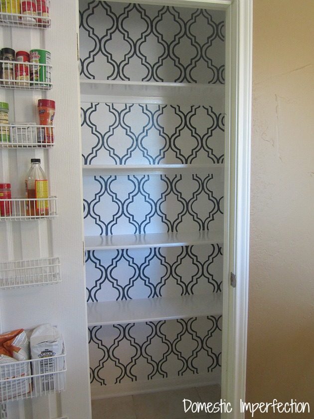 Stenciled Pantry