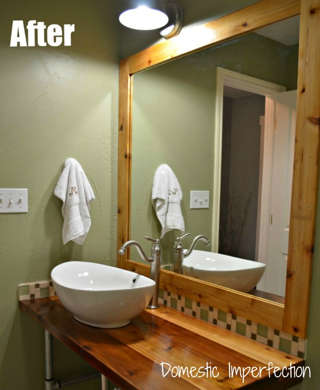 Rustic/Industrial Bathroom Vanity