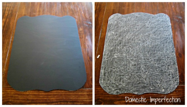 how to make a chalkboard 