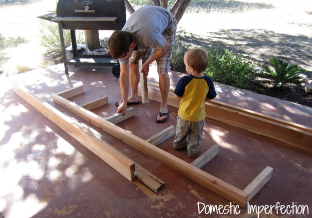 DIY built-in bench