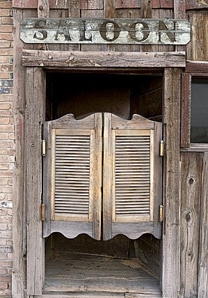 saloon doors for closet