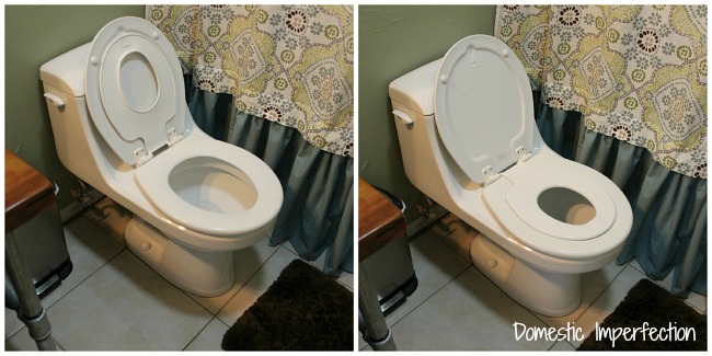 built in potty seat for toilet
