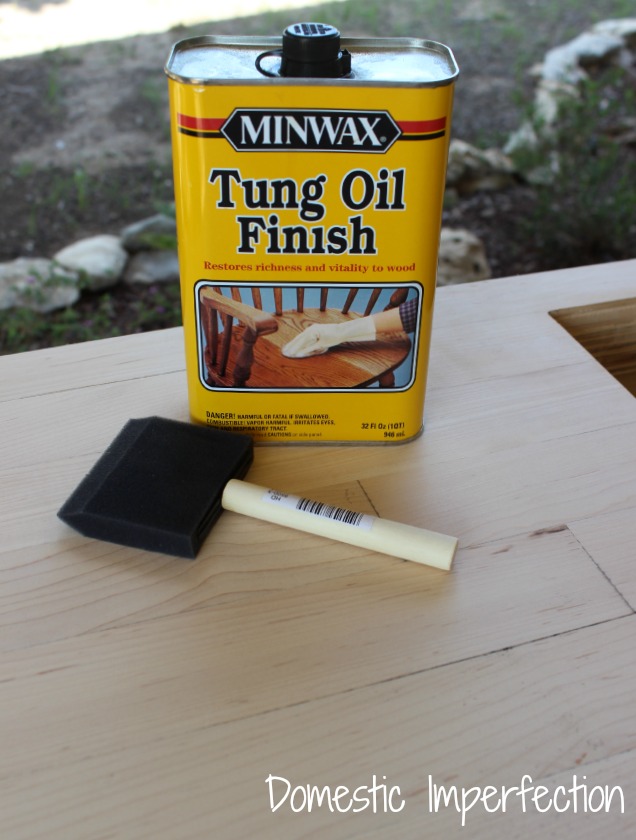 Minwax Tung Oil on Maple
