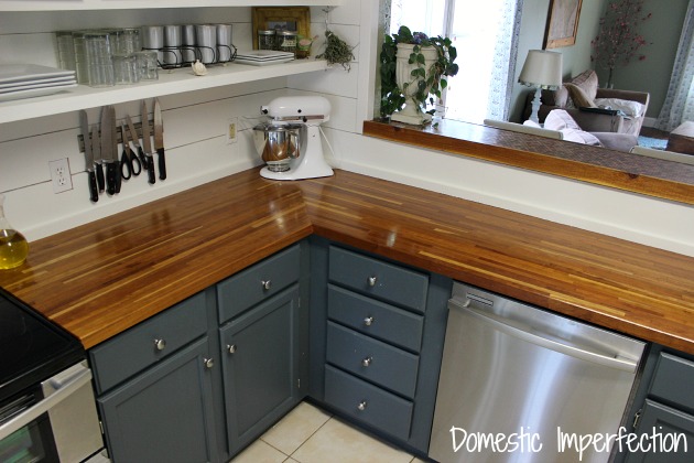 My Butcher Block Countertops, Two Years Later - Wildfire Interiors