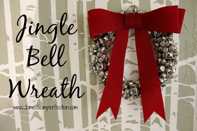 Jingle bell wreath tutorial