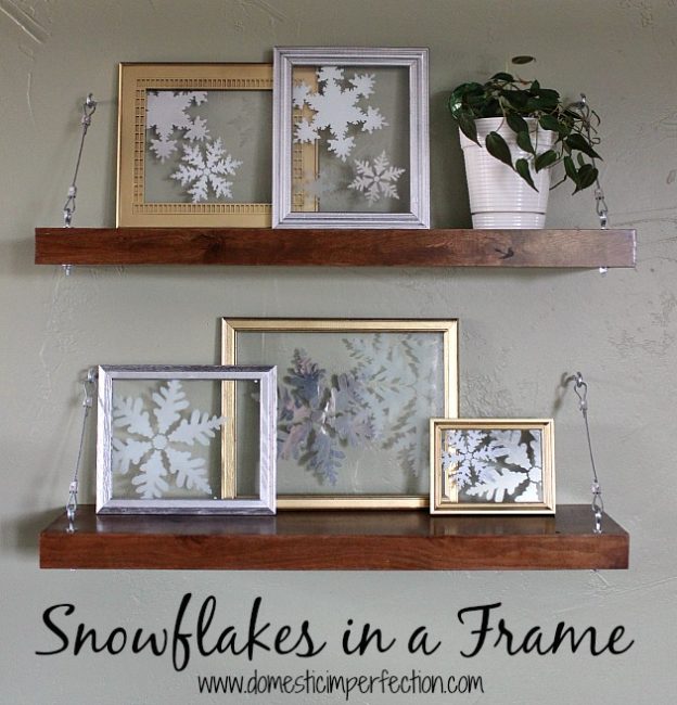 Framed Metallic Snowflakes - Wildfire Interiors
