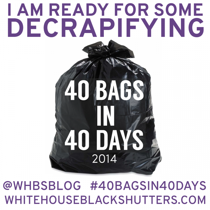 40 Bags in 40 Days
