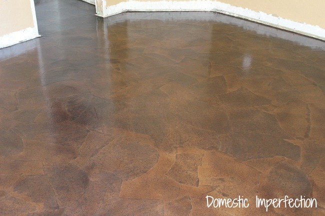 brown paper floor