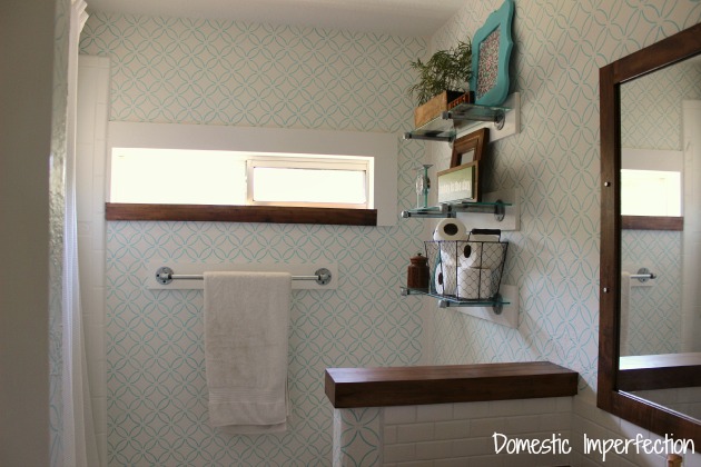 DIY budget bathroom remodel