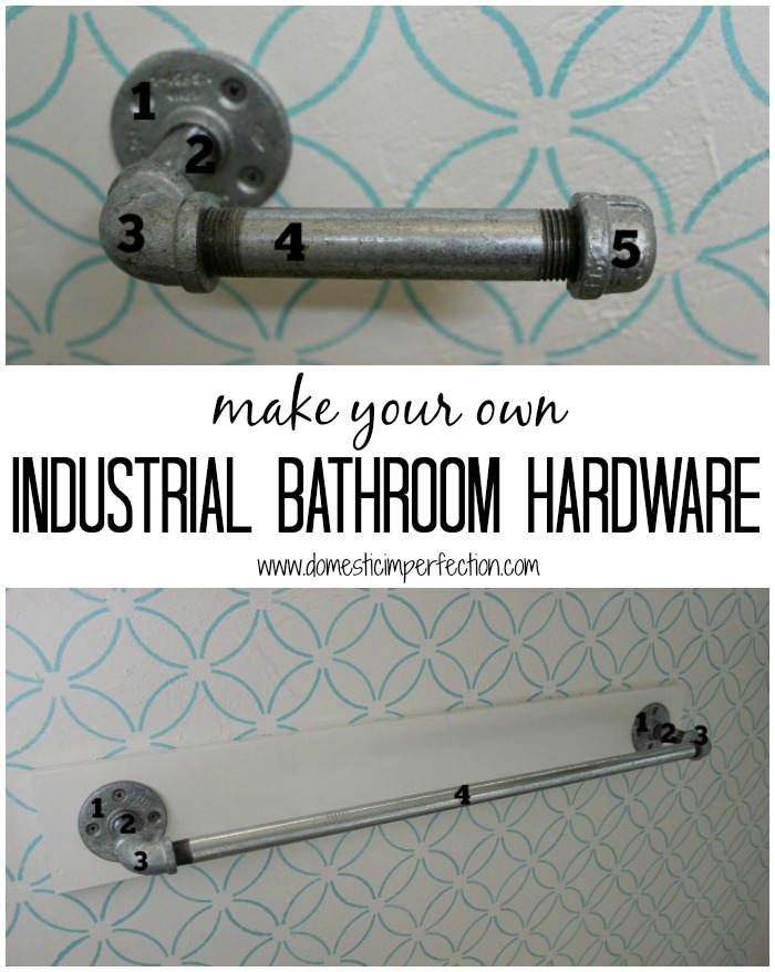 Make your own bathroom hardware