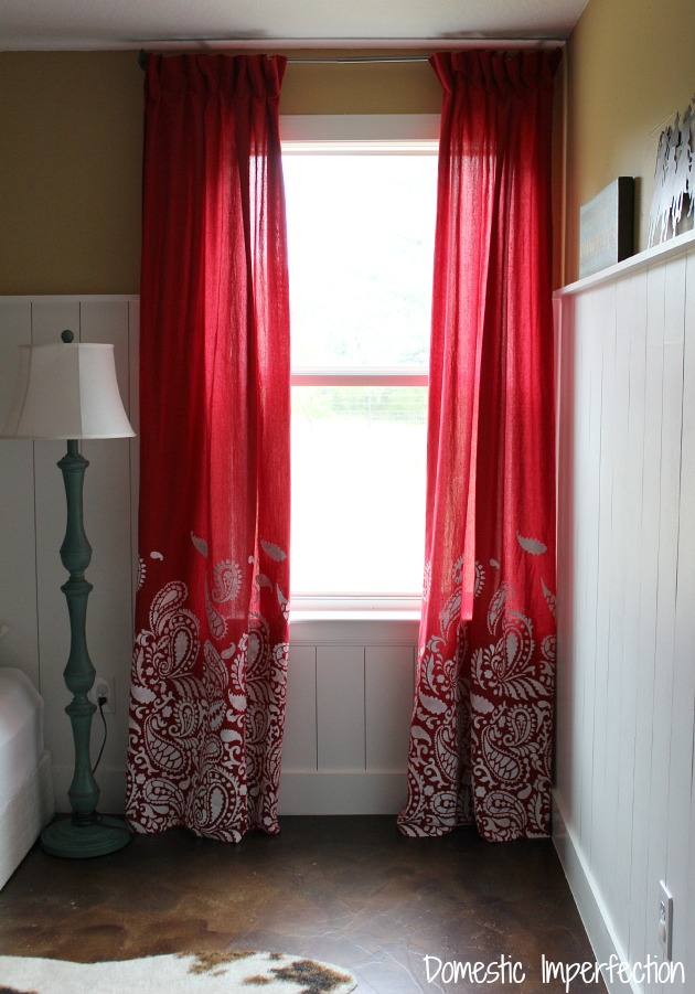 kids western bedroom curtains