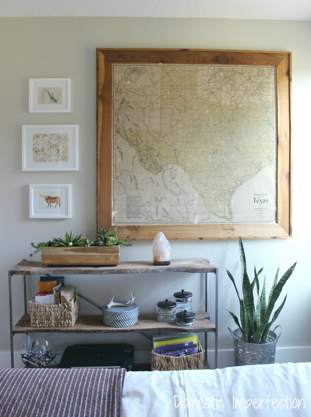 large DIY map for cheap 