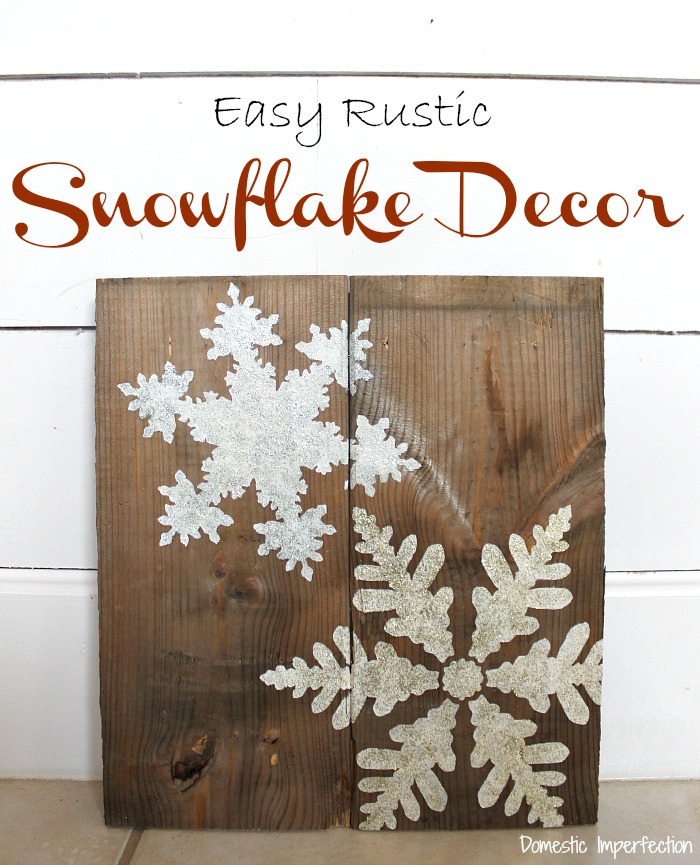how to make rustic Christmas decor 