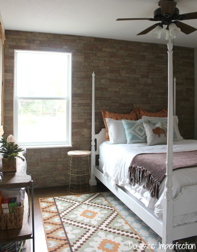 DIY Faux Stone Wall (aka the best thing ever)