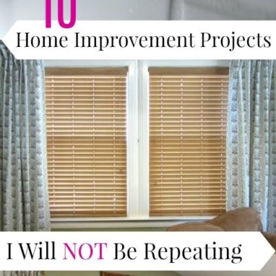 Home Improvement Projects Not Worth Repeating