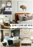 Decorating above your bed, ten different ways
