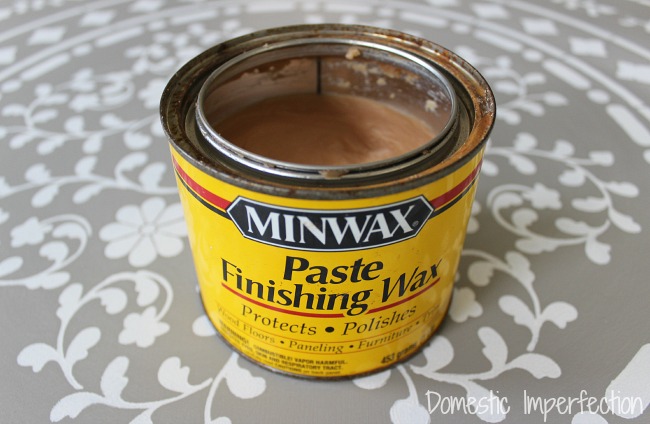 Minwax finishing wax- great for a super matte finish