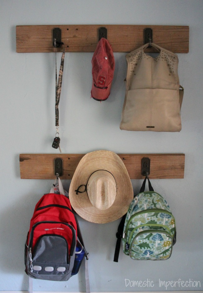 rustic entryway hooks