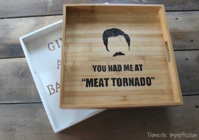 Ron Swanson Serving Trays