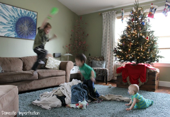 boys and laundry