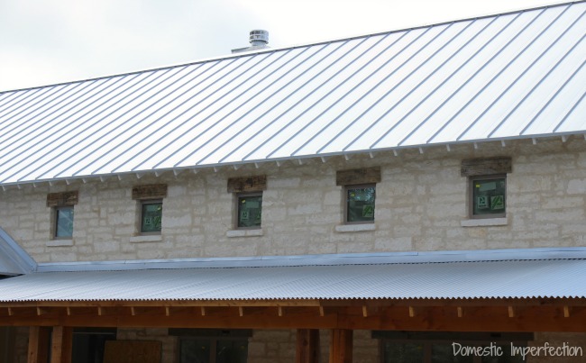 farmhouse windows with headers