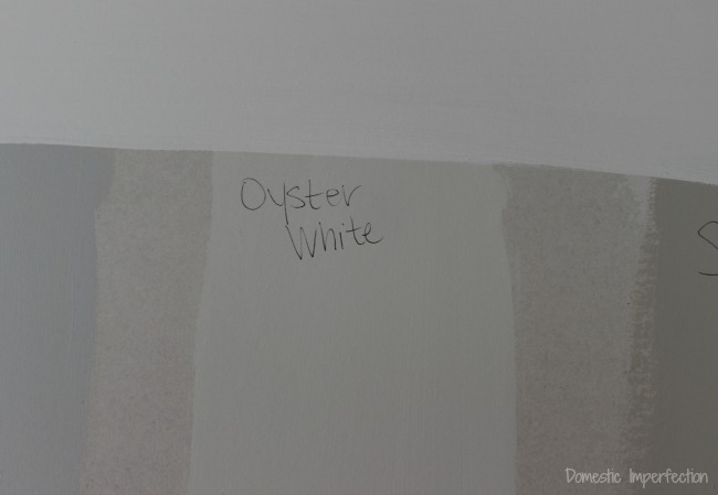 Alabaster trim with Oyster White walls