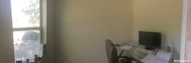 small office before - panoramic