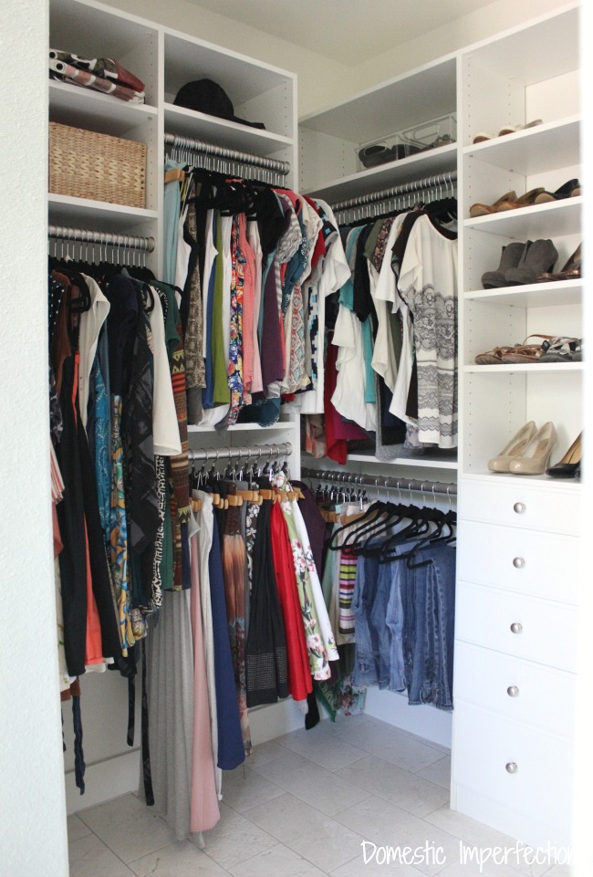 floor-to-ceiling closet storage