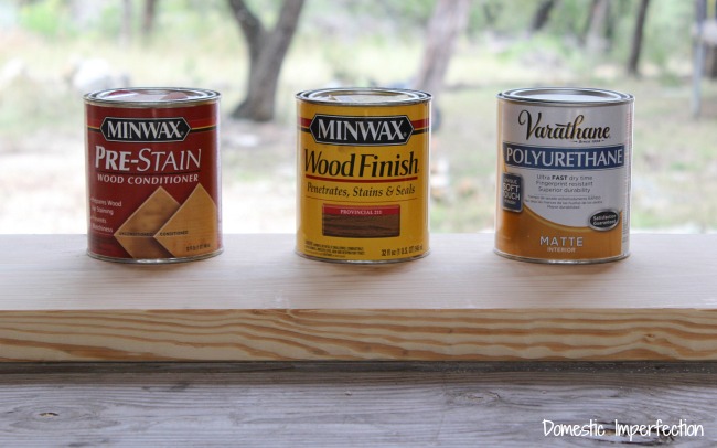 how to stain pine