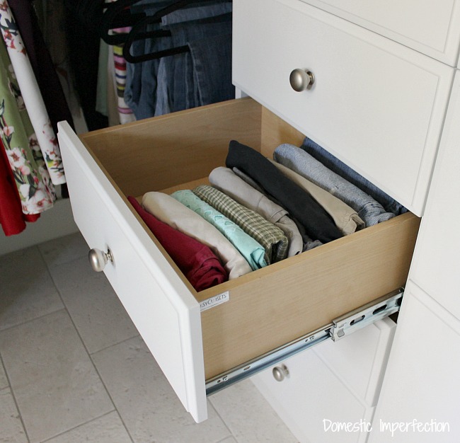 soft close closet drawers