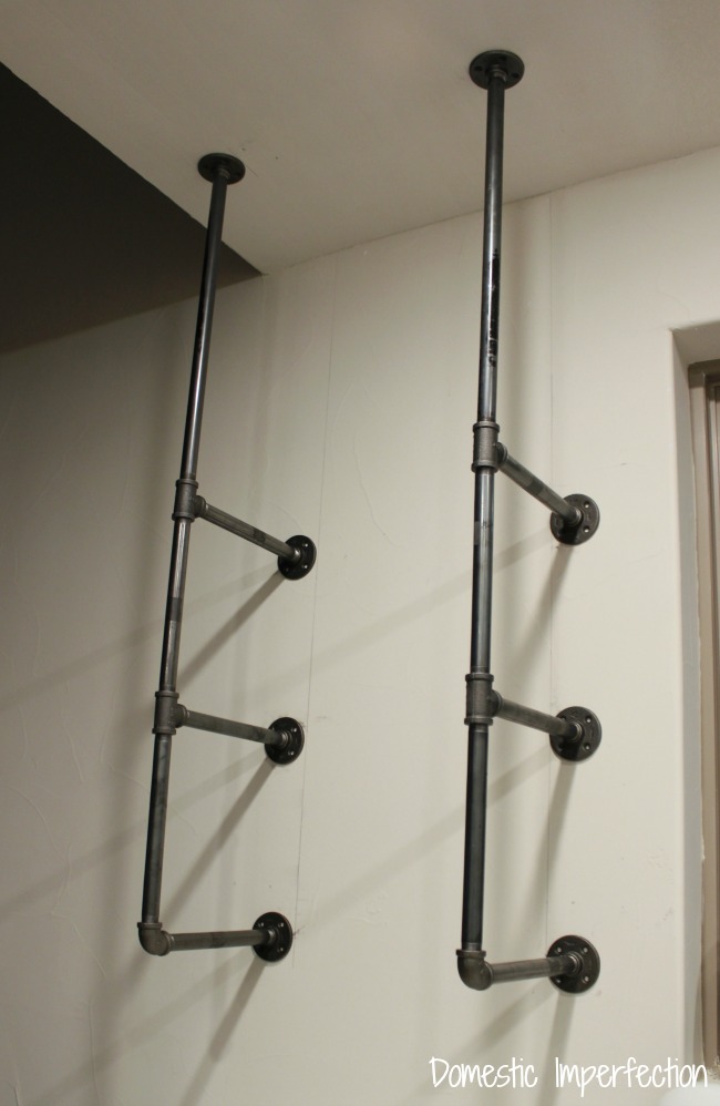 industrial pipe shelving how to