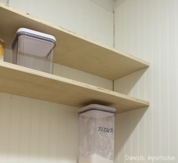 floating pantry shelves