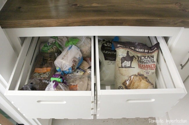 pantry drawers for storage
