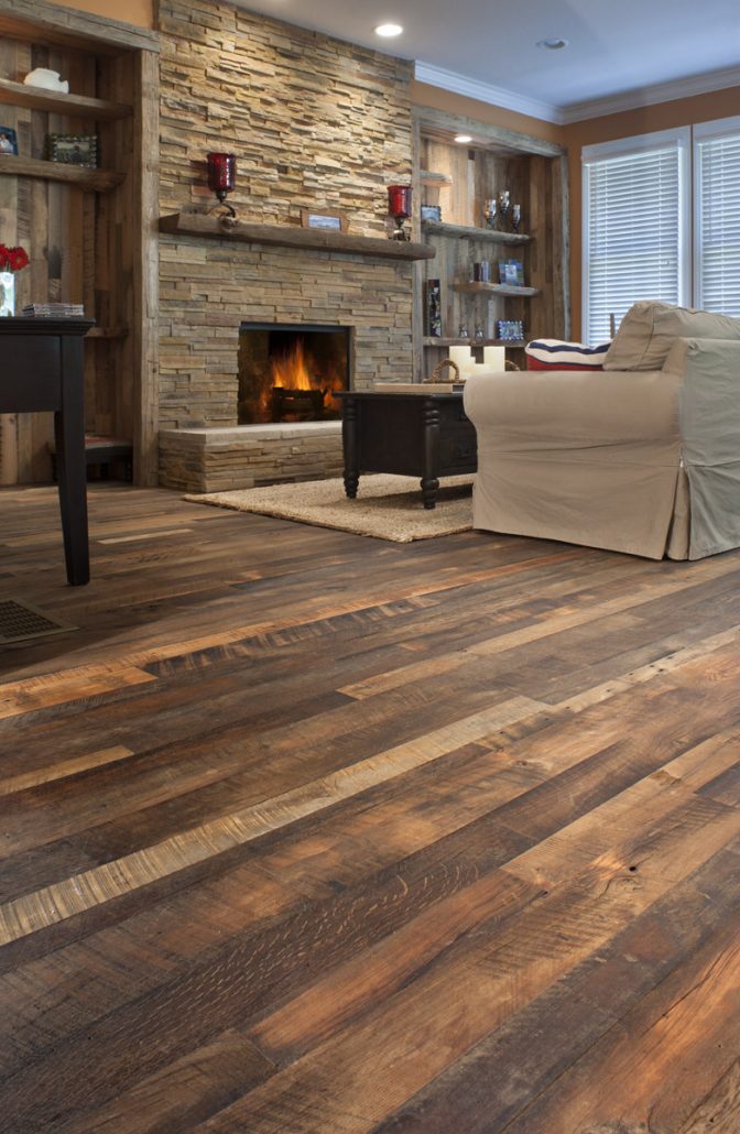 rustic wood floors 