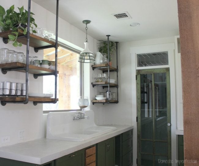 drainboard sink before installation