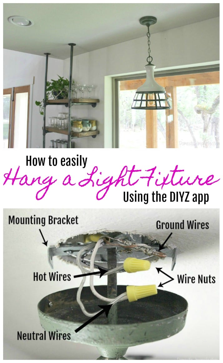how to hang a light fixture