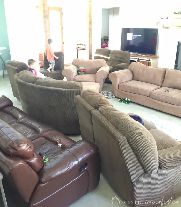 brown couches