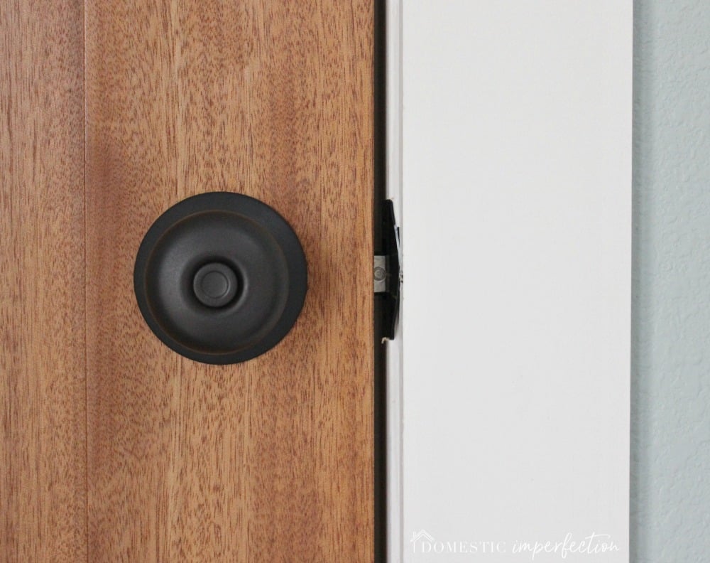 My Oil Rubbed Bronze Door Hardware – One Year Later