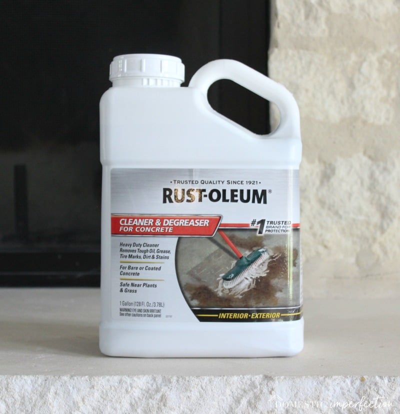 Rustoleum sale concrete cleaner