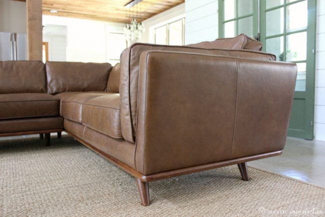 My Leather Sectional From Article Aka