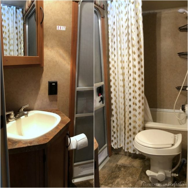 travel trailer remodel - before