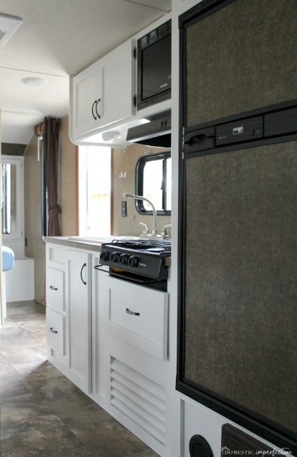 how to paint RV cabinets