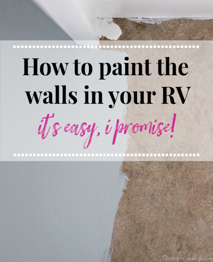 Painting RV walls