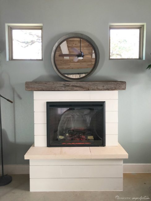 building an electric fireplace surround 